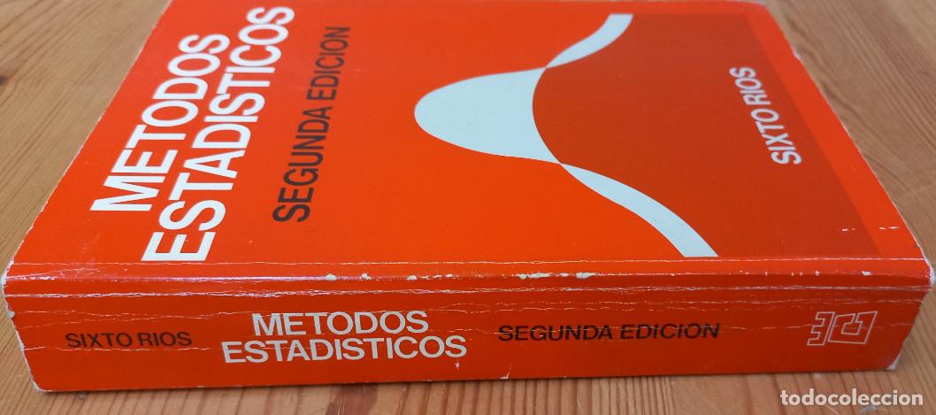Libros: METODOS ESTADISTICOS, SIXTO RIOS, EDICIONES DEL CASTILLO 1977, LIBRO - Foto 2