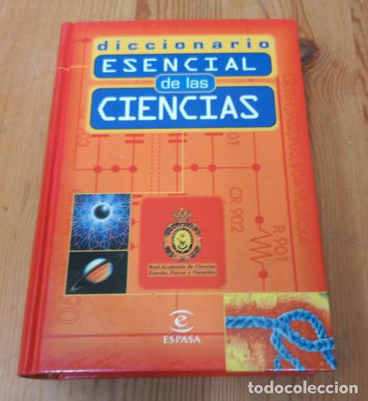 Libros: DICCIONARIO ESENCIAL DE LAS CIENCIAS, EDITORIAL ESASA CALPE 1999, LIBRO