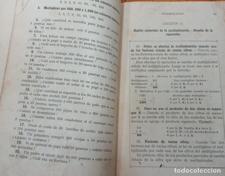 Libros: ARITMETICA PRIMER GRADO, FTD 1927, LIBRO - Foto 6