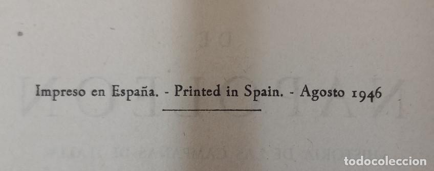 Libros: VIDA DE NAPOLEON, STENDHAL, 1946, LIBRO - Foto 4