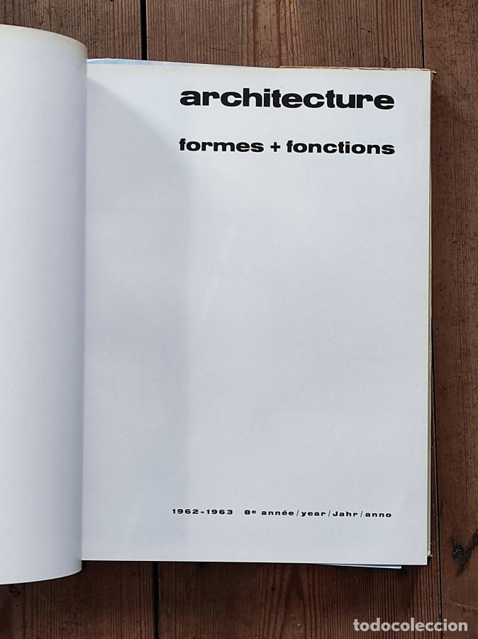 Libros: ARCHITECTURE. FORMES + FONCTIONS 1962-63 - - Foto 2