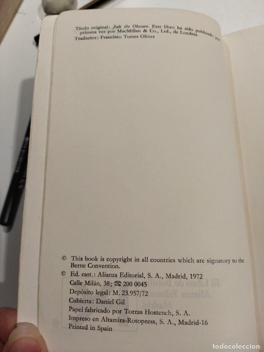 Libros: JUDE EL OSCURO - HARDY, THOMAS - Foto 3