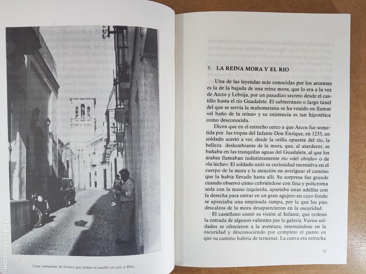 Libros: HISTORIA Y LEYENDAS DE ARCOS / MANUEL PEREZ REGORDAN / 1992 - Foto 3