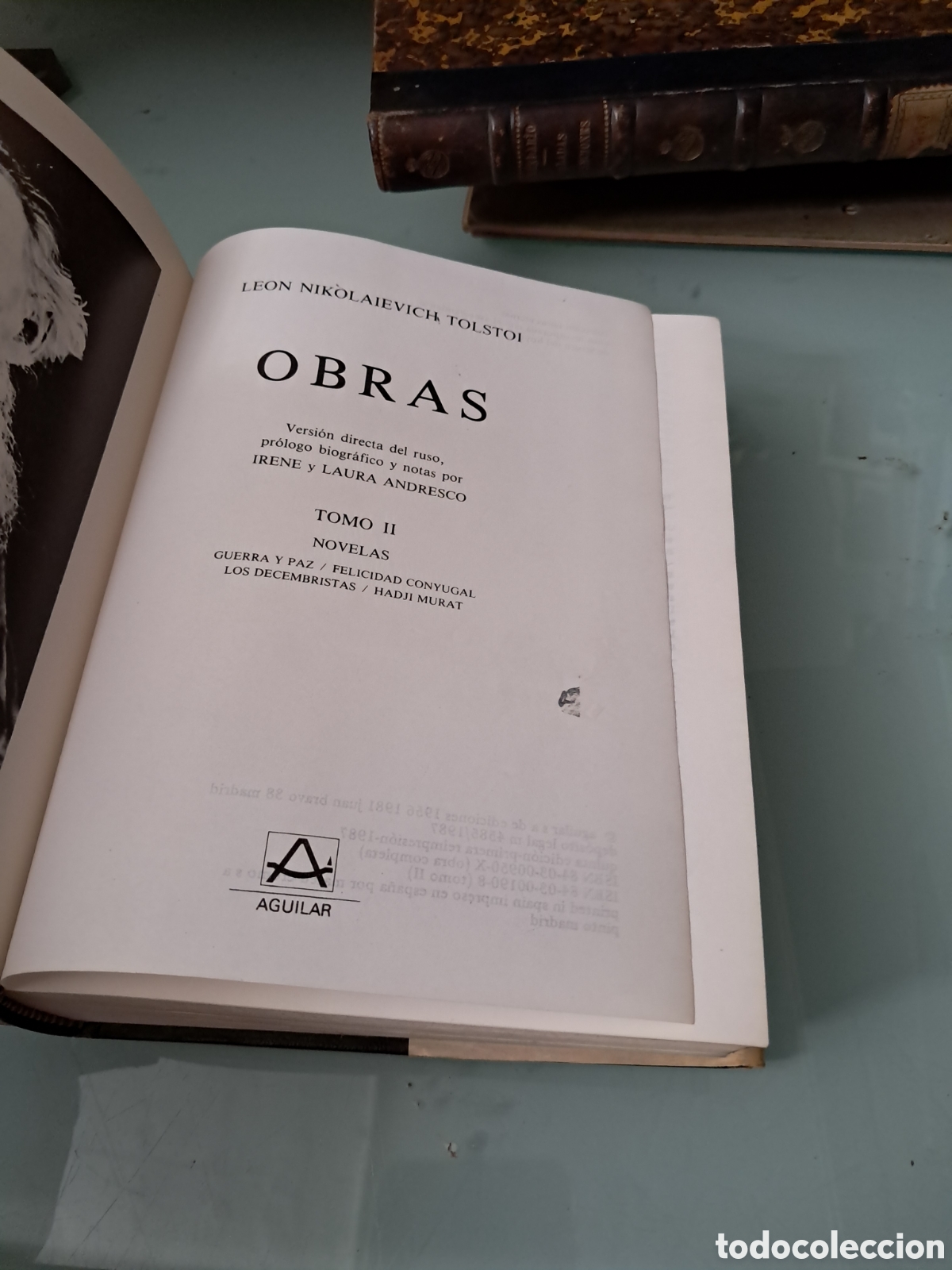 Libros: Tolstoi, Obras, tom&oacute; II, Aguilar,1987 - Foto 3