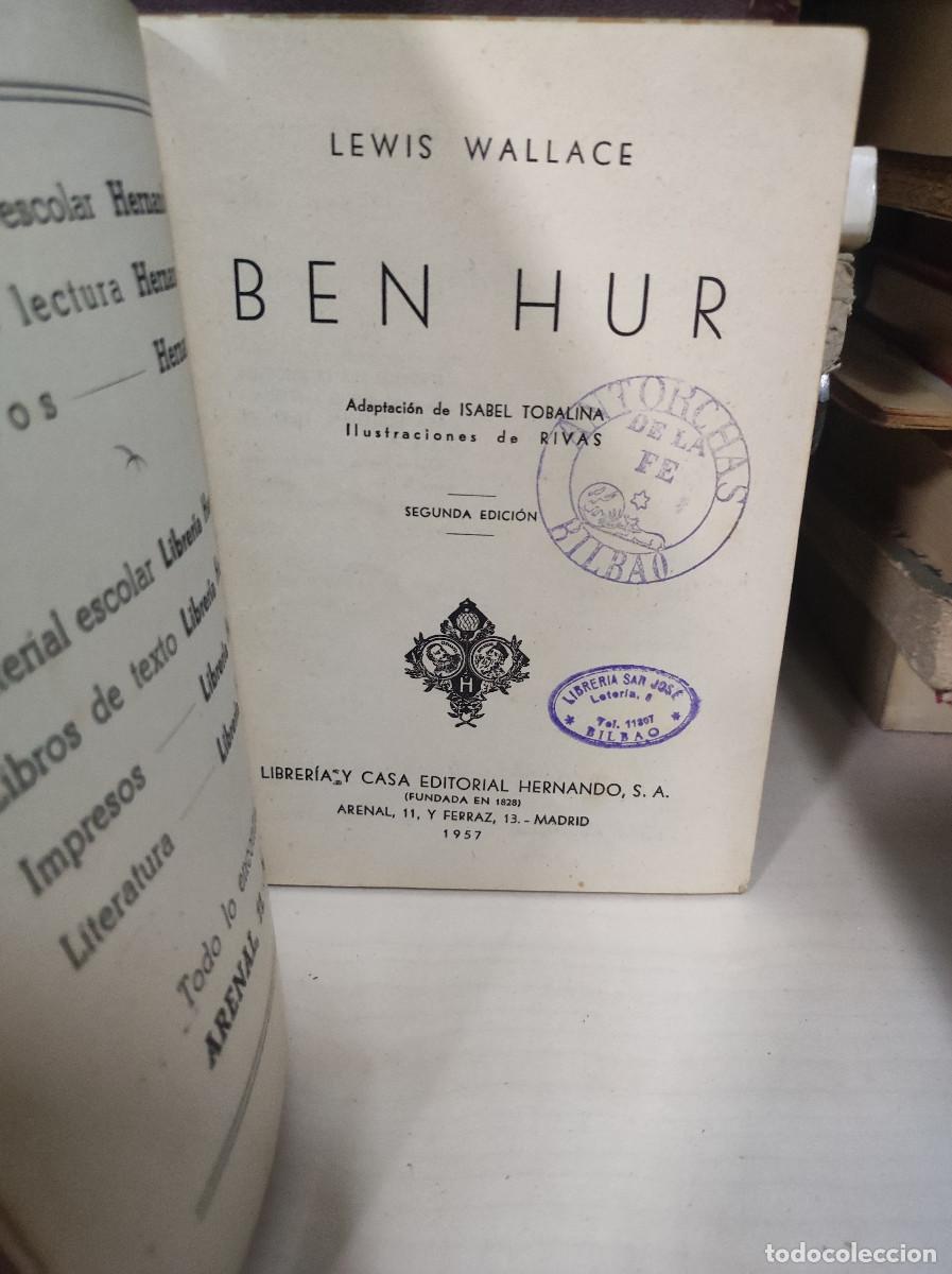 Libros: BEN HUR LEWIS WALLACE 1957 - Foto 2