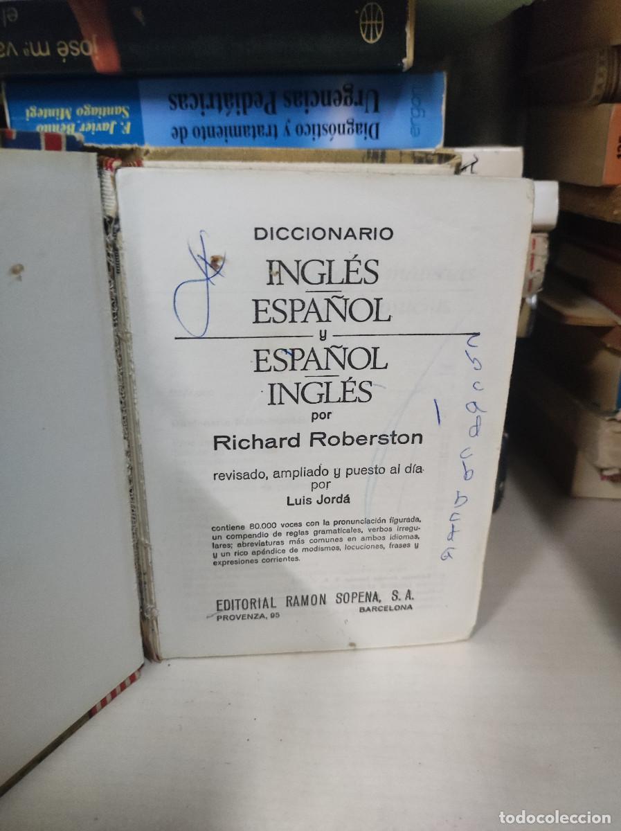 Libros: DICCIONARIO INGLES ESPA&Ntilde;OL ROBERSTON - Foto 5