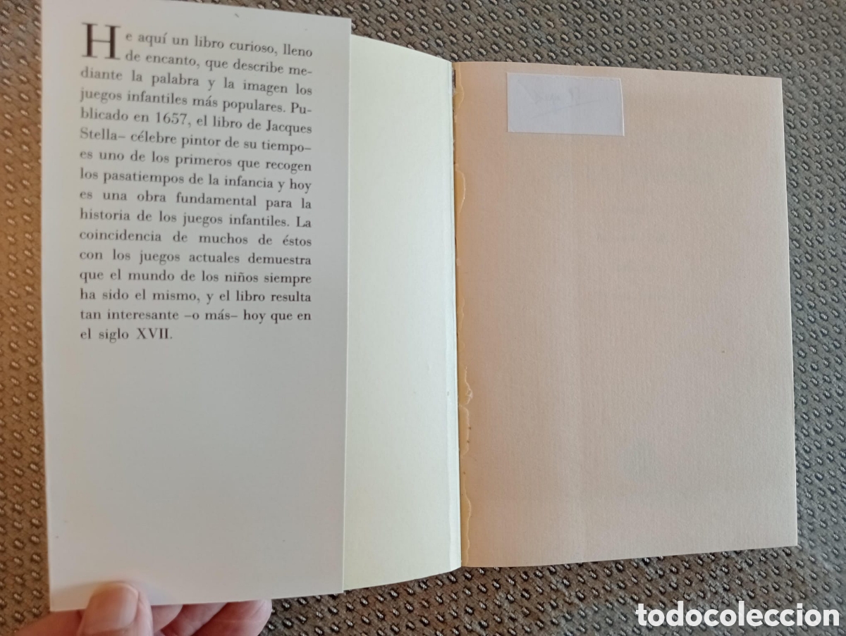 Libros: JUEGOS Y PASATIEMPOS DE LA INFANCIA / JACQUES STELLA - Foto 2