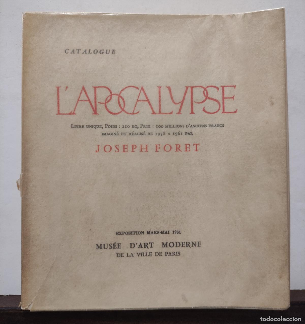 Libros: L&acute;APOCALYPSE - JOSEP FORET - Mus&eacute;e d&acute;art Moderne Paris - 1961 - Foto 1