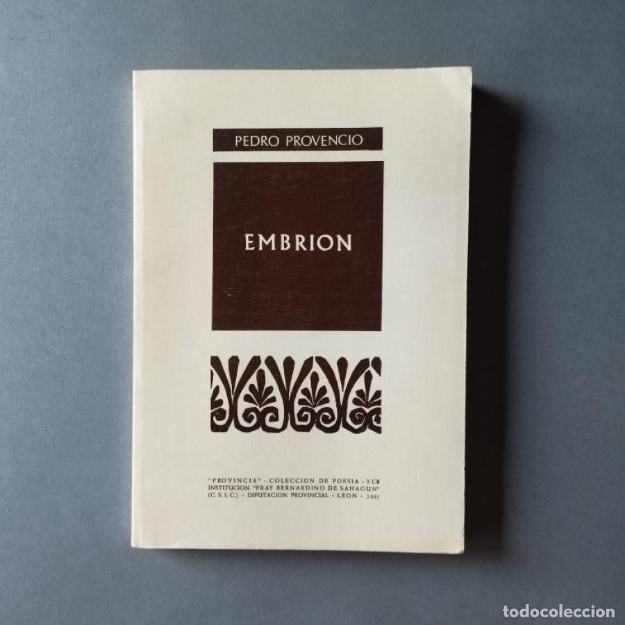Libros: Embri&oacute;n. - Provencio, Pedro. - Foto 2