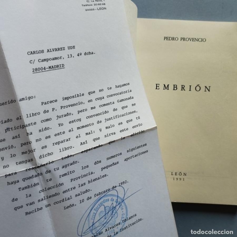 Libros: Embri&oacute;n. - Provencio, Pedro. - Foto 1