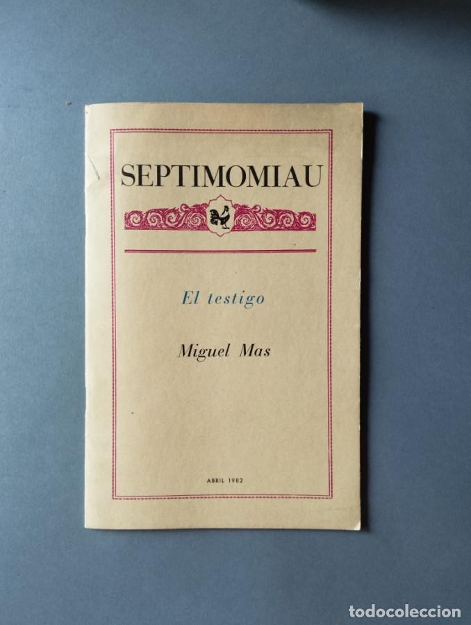Libros: El Testigo. - Mas, Miguel. - Foto 2