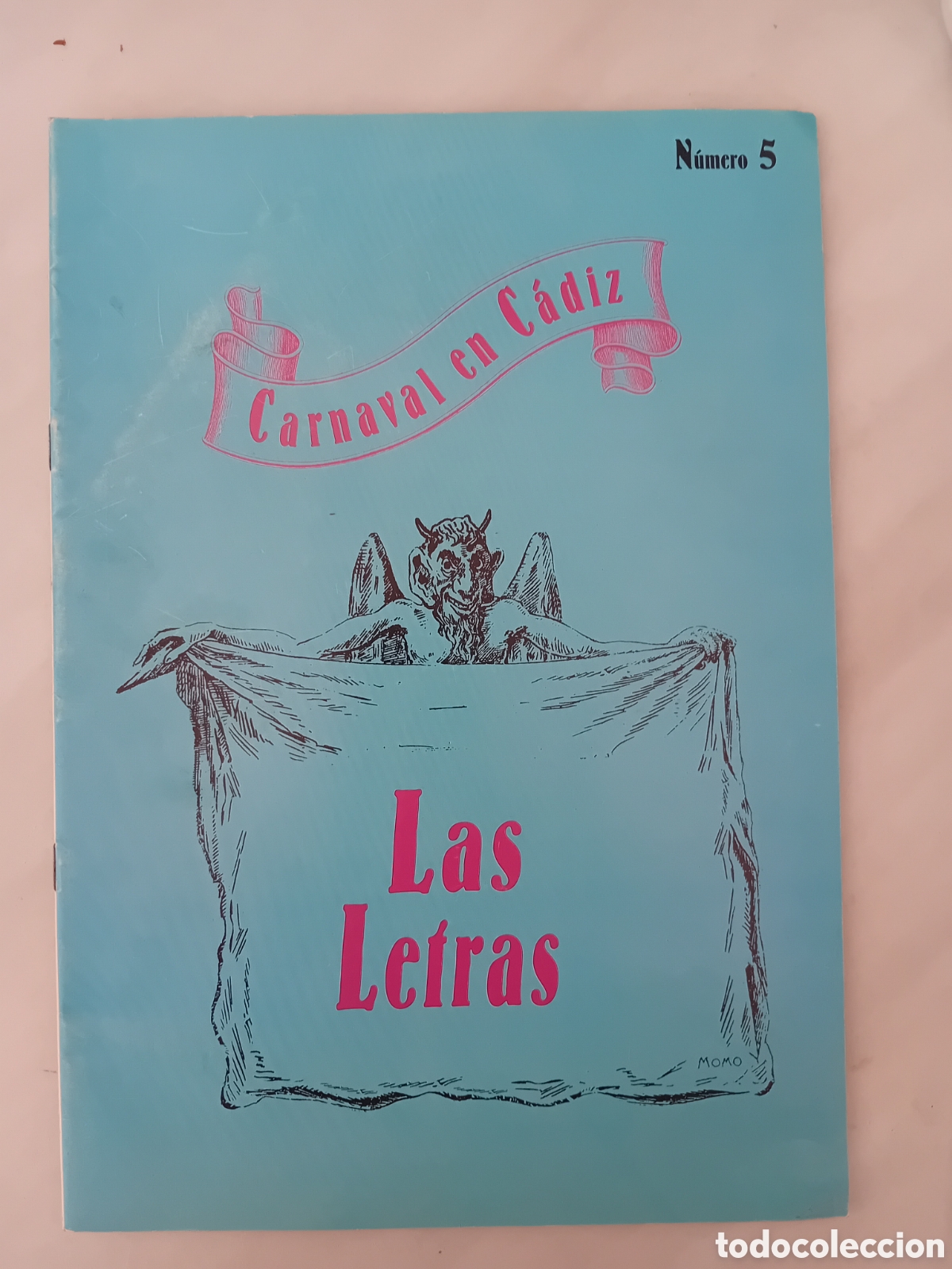 Libros: Librito carnaval de cadiz las letras numero 5 a&ntilde;o 1989