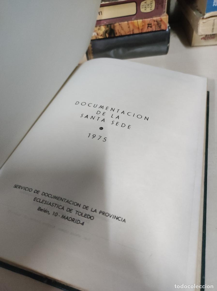 Libros: DOCUMENTACION DE LA SANTA SEDE 1975 TOLEDO - Foto 3