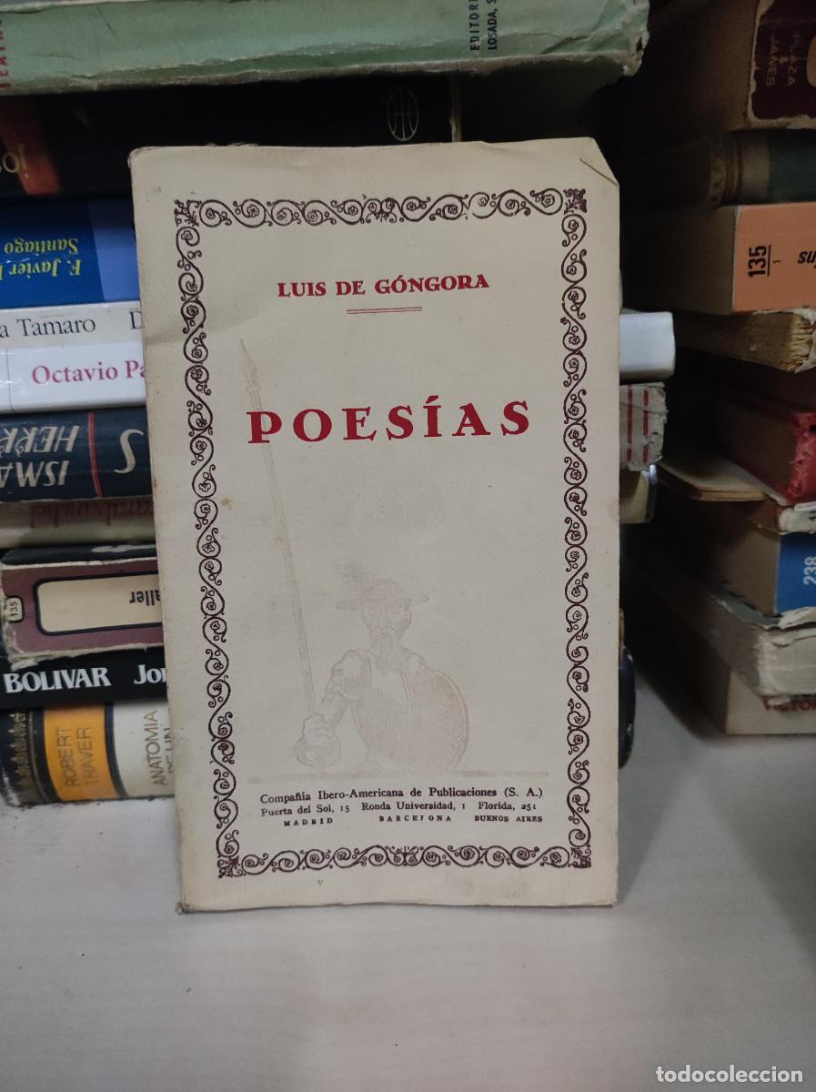 Libros: Poes&iacute;as - Luis de G&oacute;ngora - Foto 1