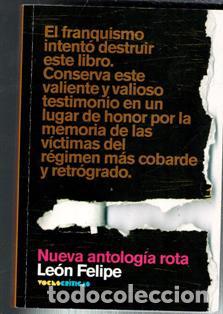 Libros: Nueva antolog&iacute;a rota, Le&oacute;n Felipe - Foto 1