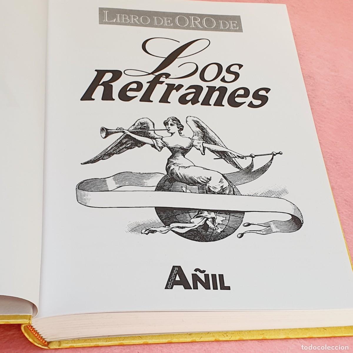 Libros: LIBRO-LOS REFRANES-LIBRO DE ORO-A&Ntilde;IL-1999-EXCELENTE - Foto 12