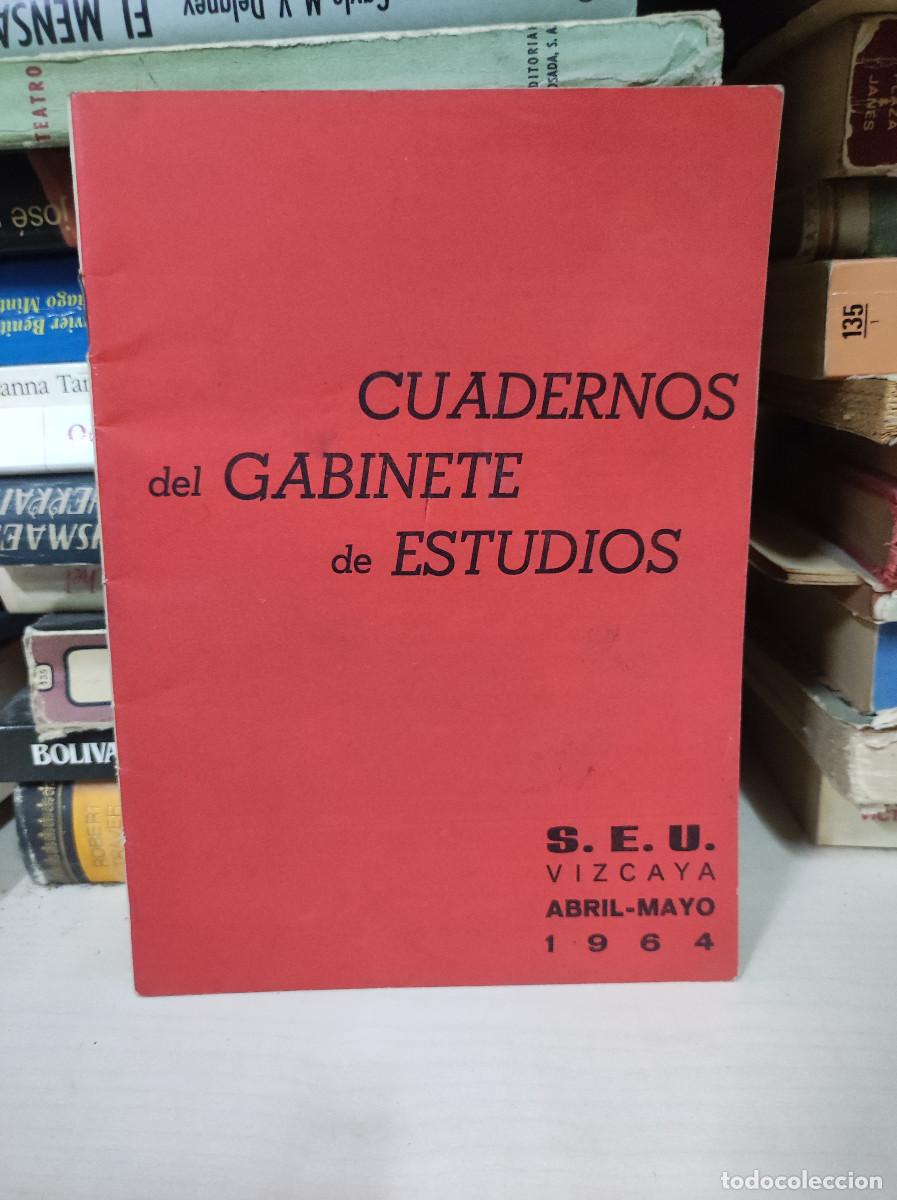 Libri di seconda mano: CUADERNOS DEL GABINETE DE ESTUDIOS VIZCAYA ABRIL-MAYO 1964