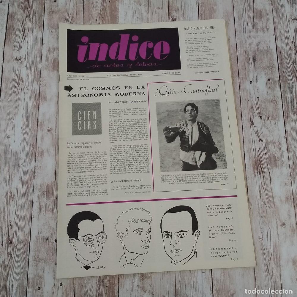Libri di seconda mano: A&ntilde;o XIII, num 121. &Iacute;ndice de Artes y Letras. Enero 1959 - vvaa