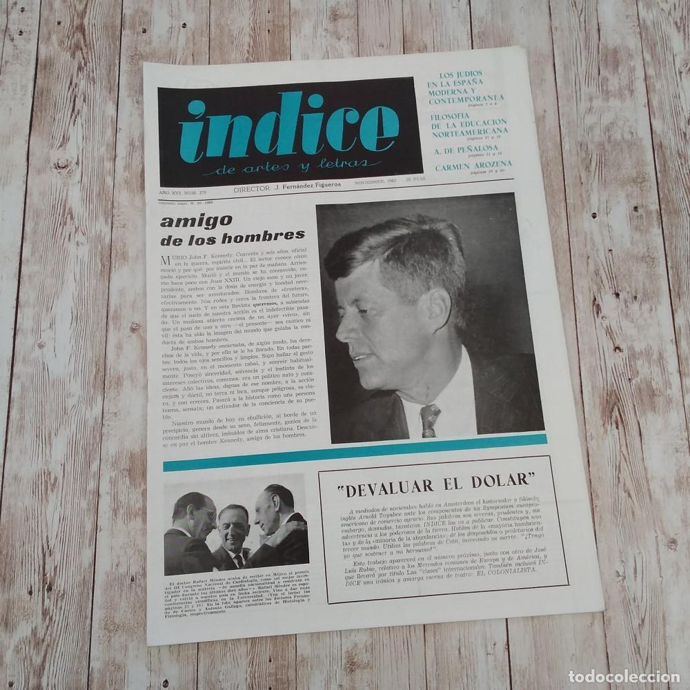 Libros: A&ntilde;o XVI, num 179. &Iacute;ndice de Artes y Letras. Noviembre 1963 - vvaa