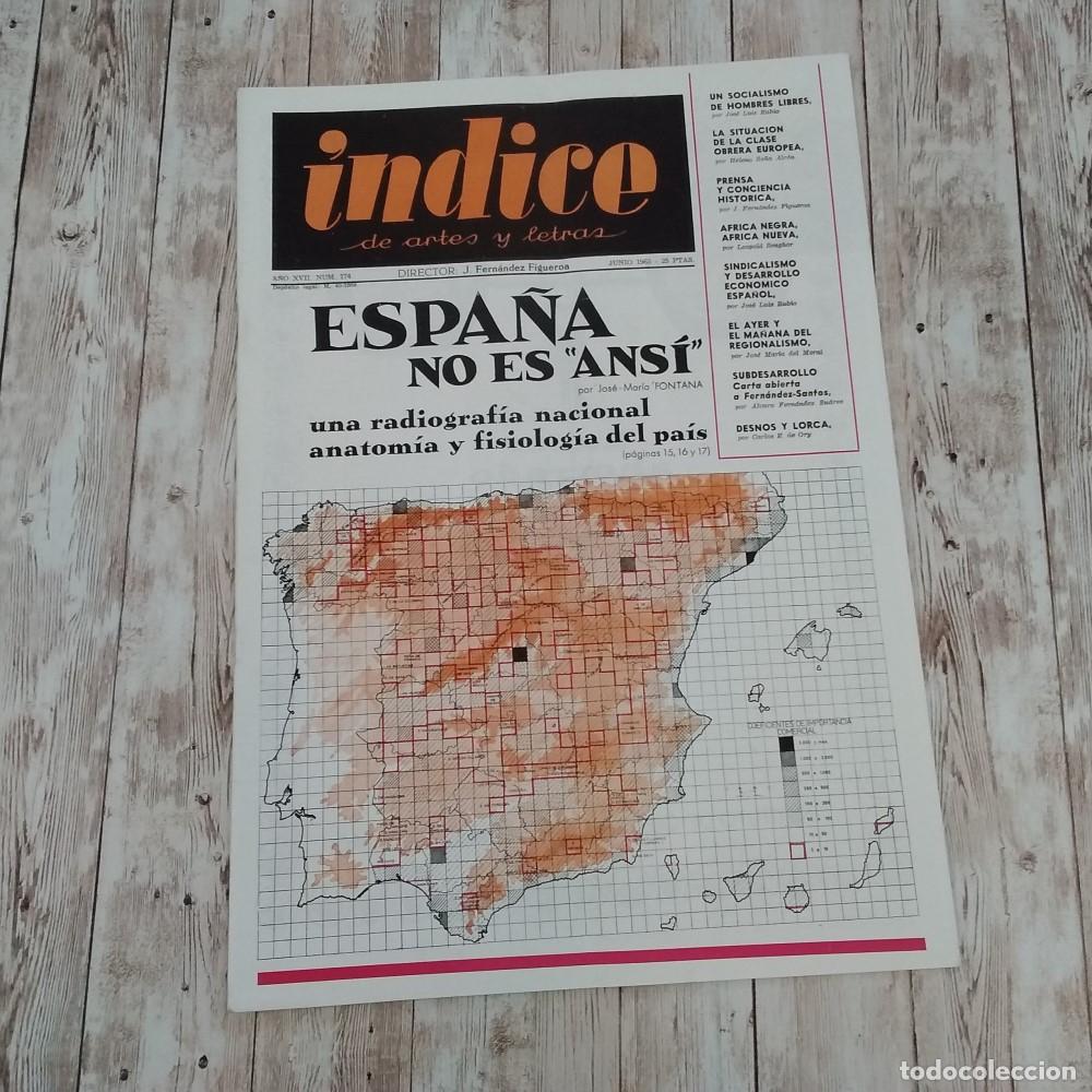 Libros: A&ntilde;o XVII, num 174. &Iacute;ndice de Artes y Letras. Junio 1963 - vvaa
