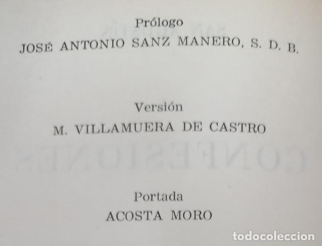 Libros: CONFESIONES DE SAN AGUSTIN, MATEU 1966 - Foto 2