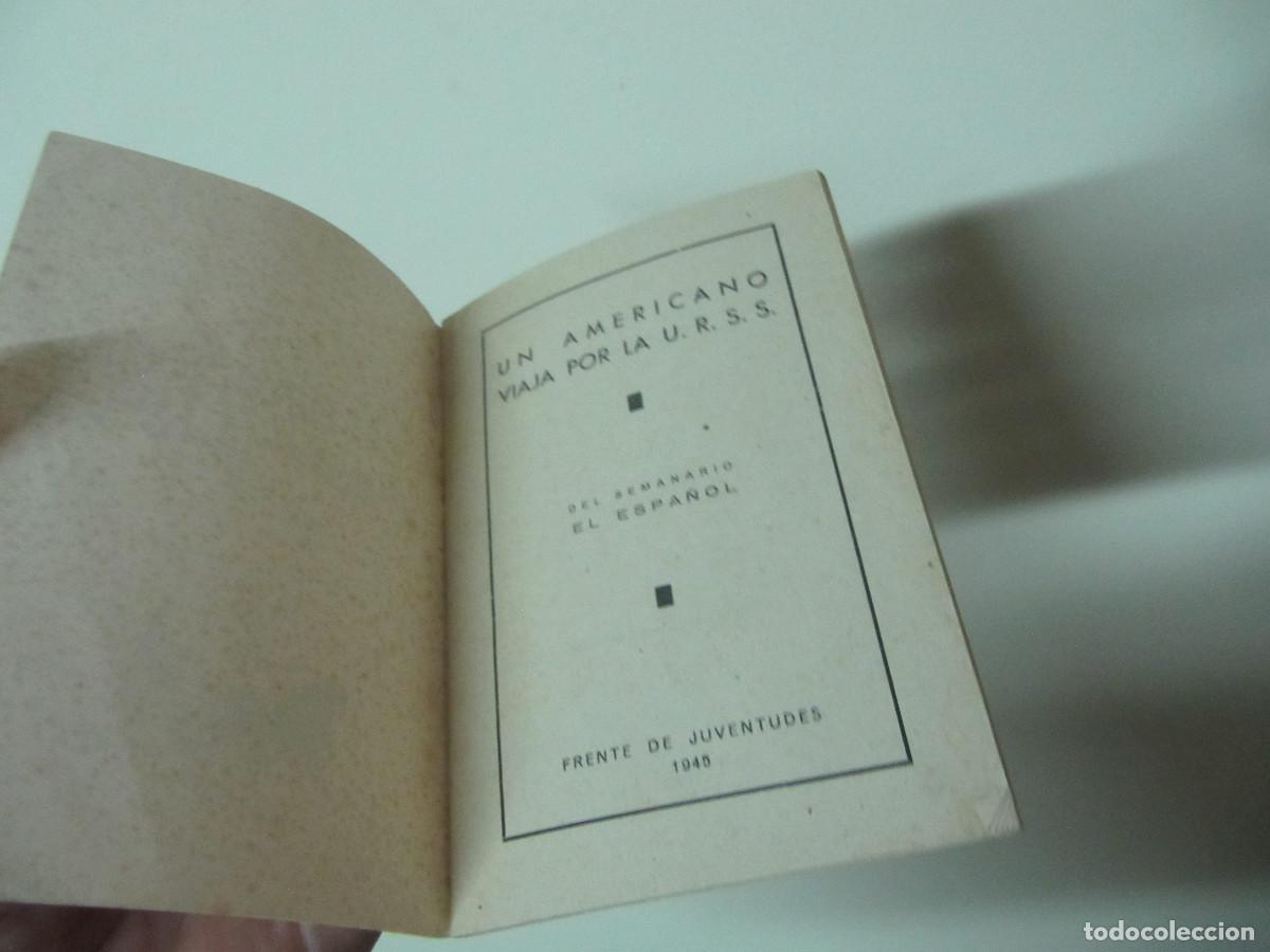 Libros: UN AMERICANO VIAJA POR URSS - Foto 3