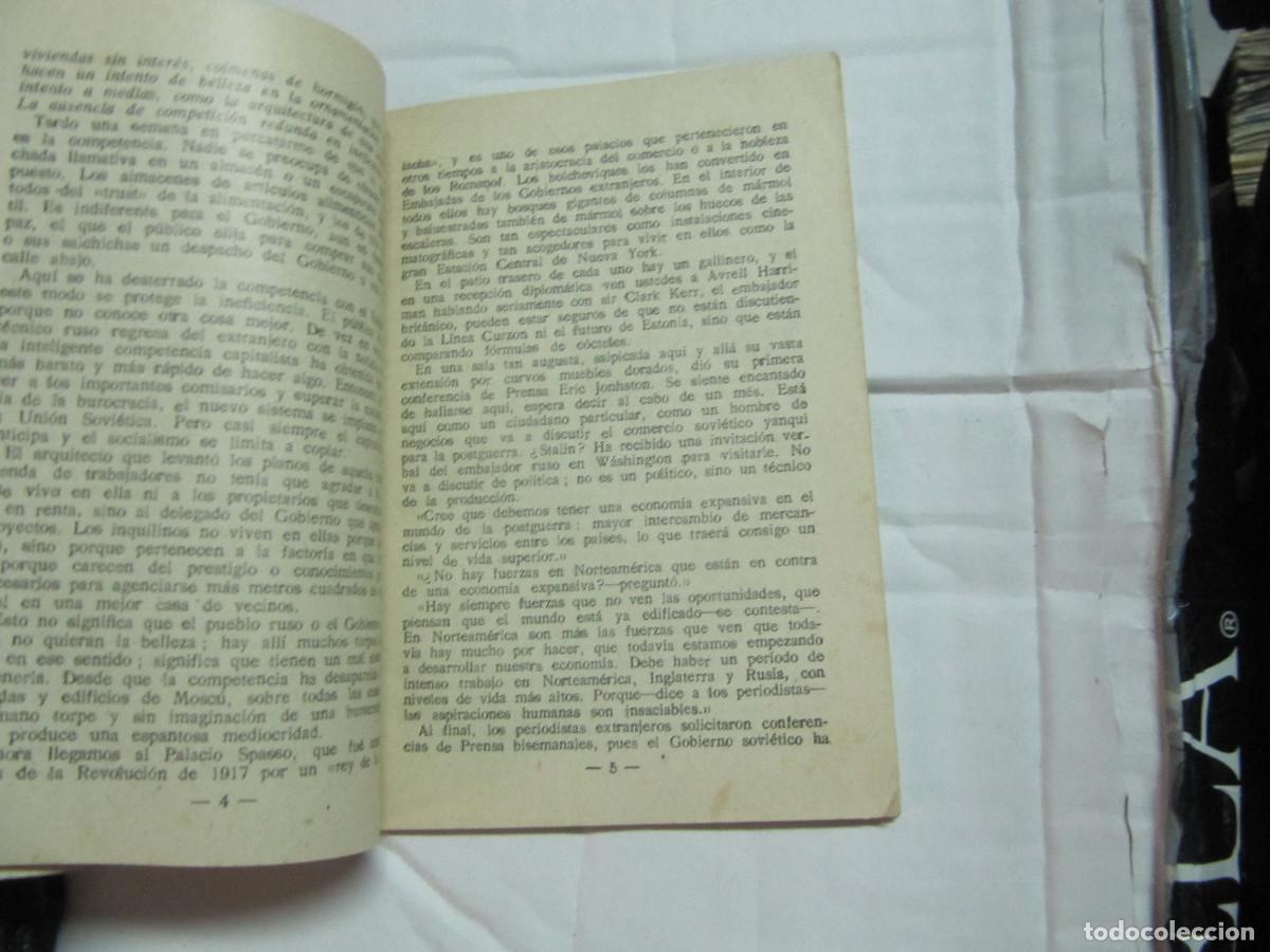 Libros: UN AMERICANO VIAJA POR URSS - Foto 9