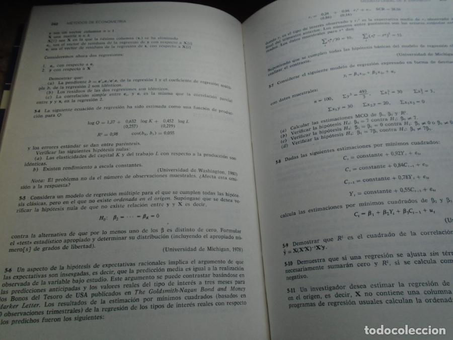 Libros: M&eacute;todos de Econometr&iacute;a - J. Johnston - Foto 2