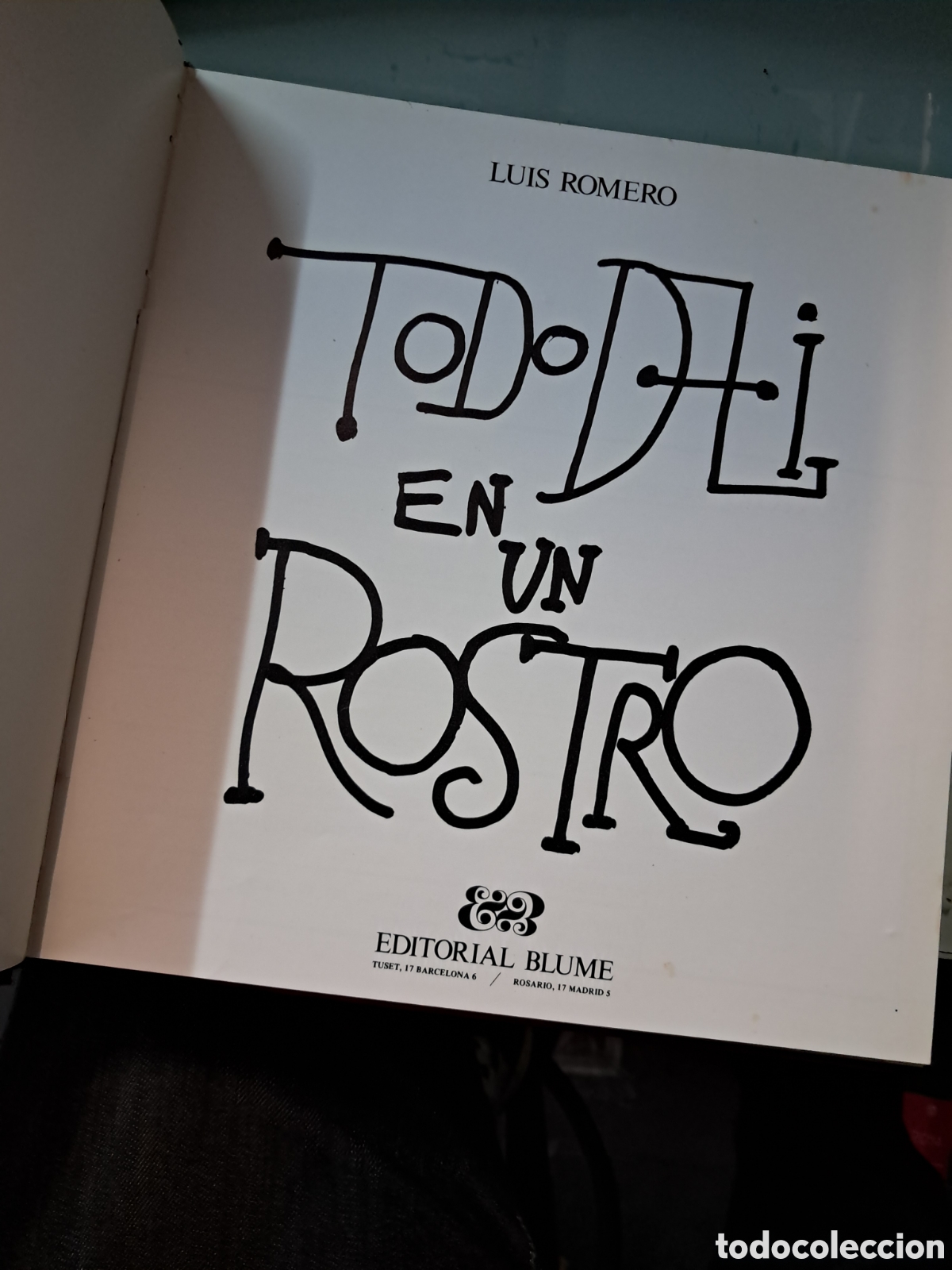 Libros: Luis Romero,Todo Dali en un rostro - Foto 2