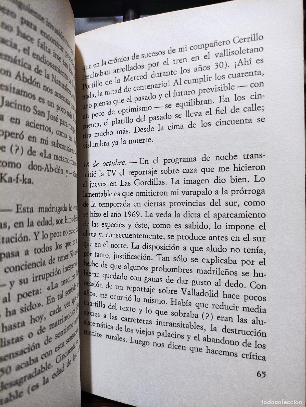 Libros: UN A&Ntilde;O DE MI VIDA - MIGUEL DELIBES - Foto 2