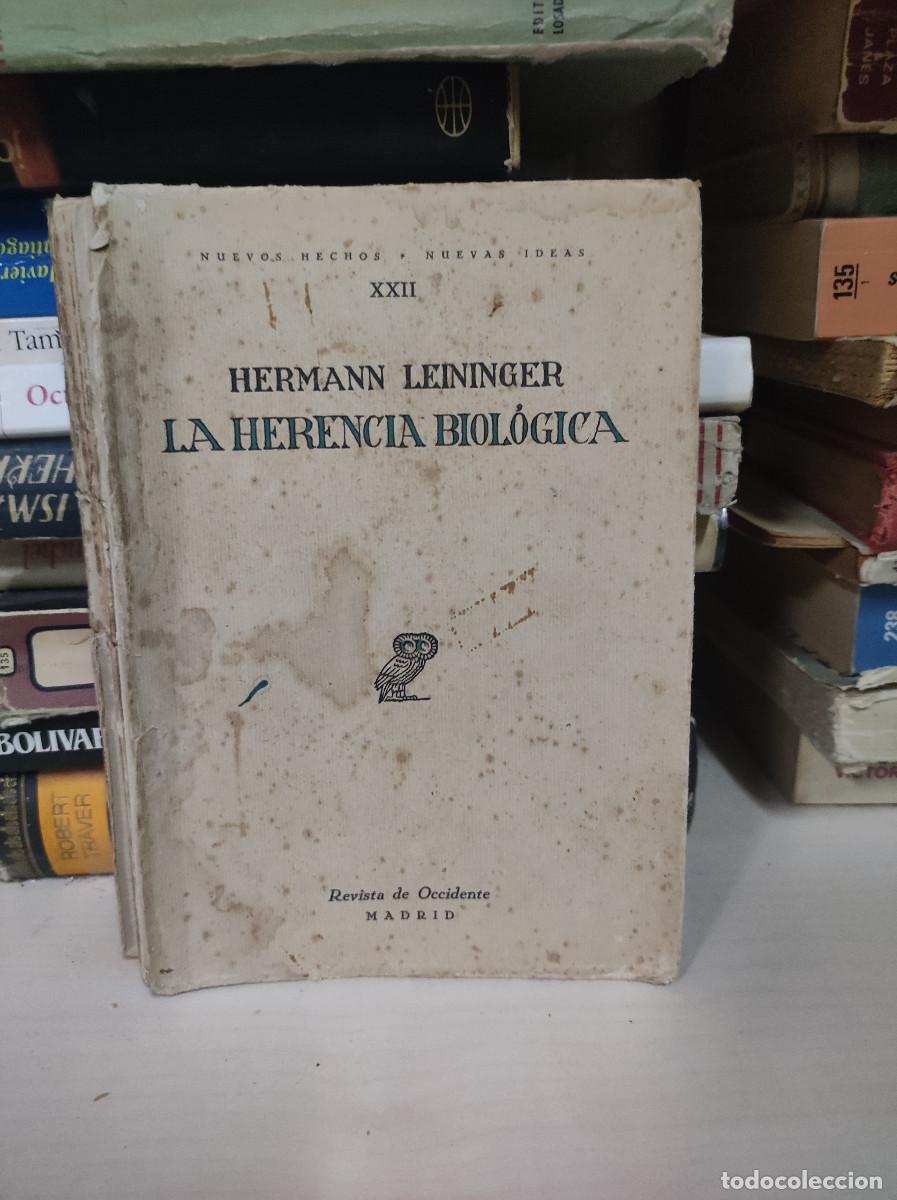 Libri di seconda mano: LA HERENCIA BIOLOGICA. - LEININGER, Hermann.