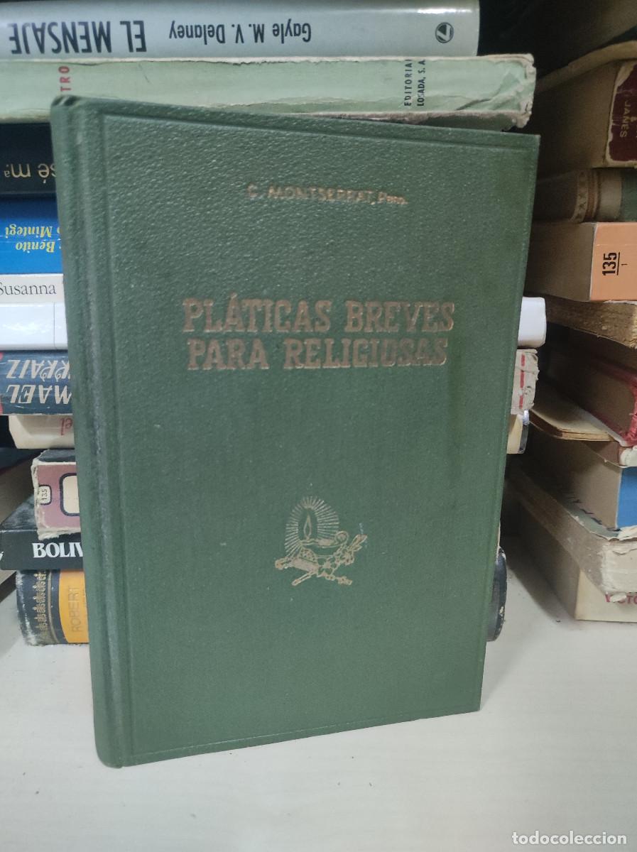 Libros: PLATICAS BREVES PARA RELIGIOSAS Cipriano Montserrat - Foto 1
