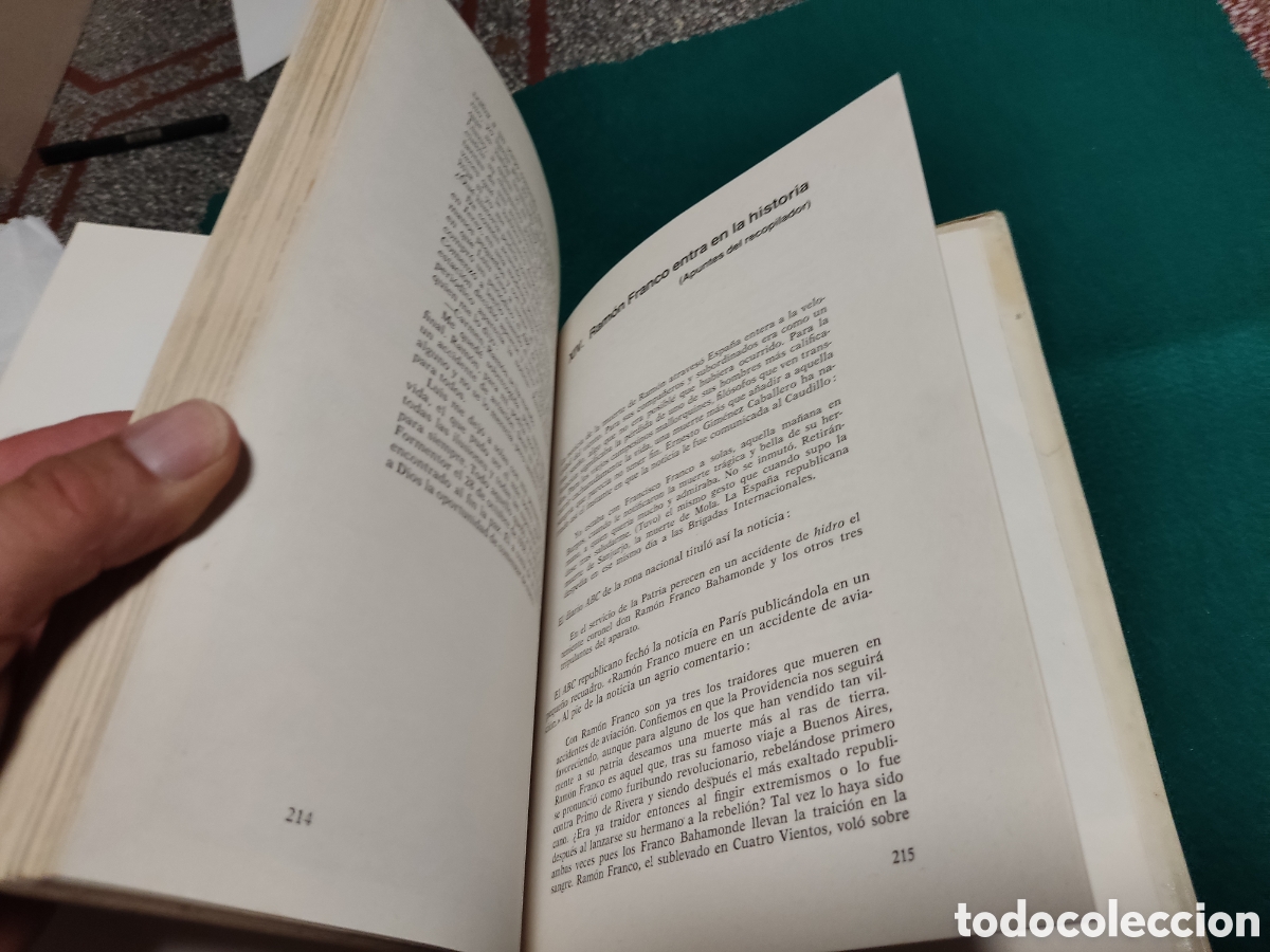 Libros: Libro m&iacute; vida con Ram&oacute;n Franco contada a Jose Antonio Silva - Foto 4