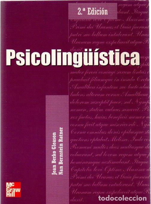 Libros: Psicoling&uuml;&iacute;stica - Berko Gleason, Jean/Bernstein Ratner, Nan - Foto 1