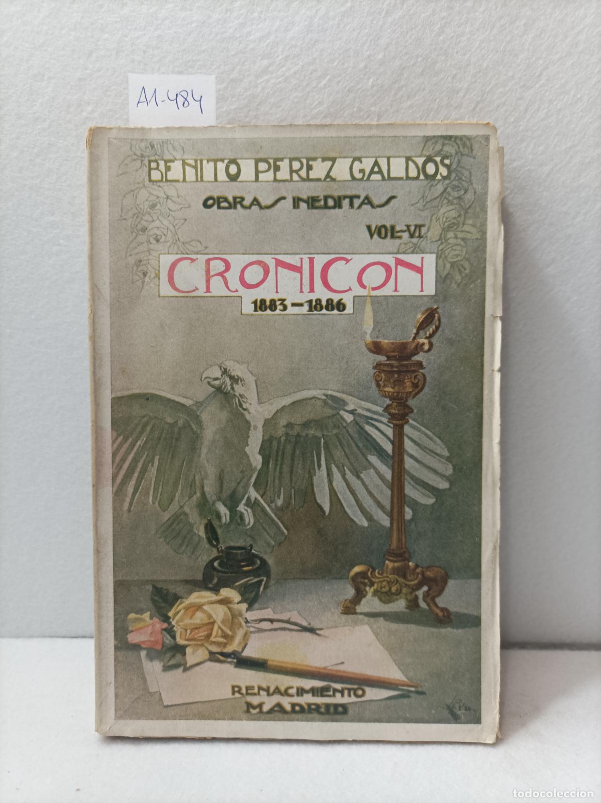 Libros: P&Eacute;REZ GALDOS, Benito: - Cronicon. - Foto 1