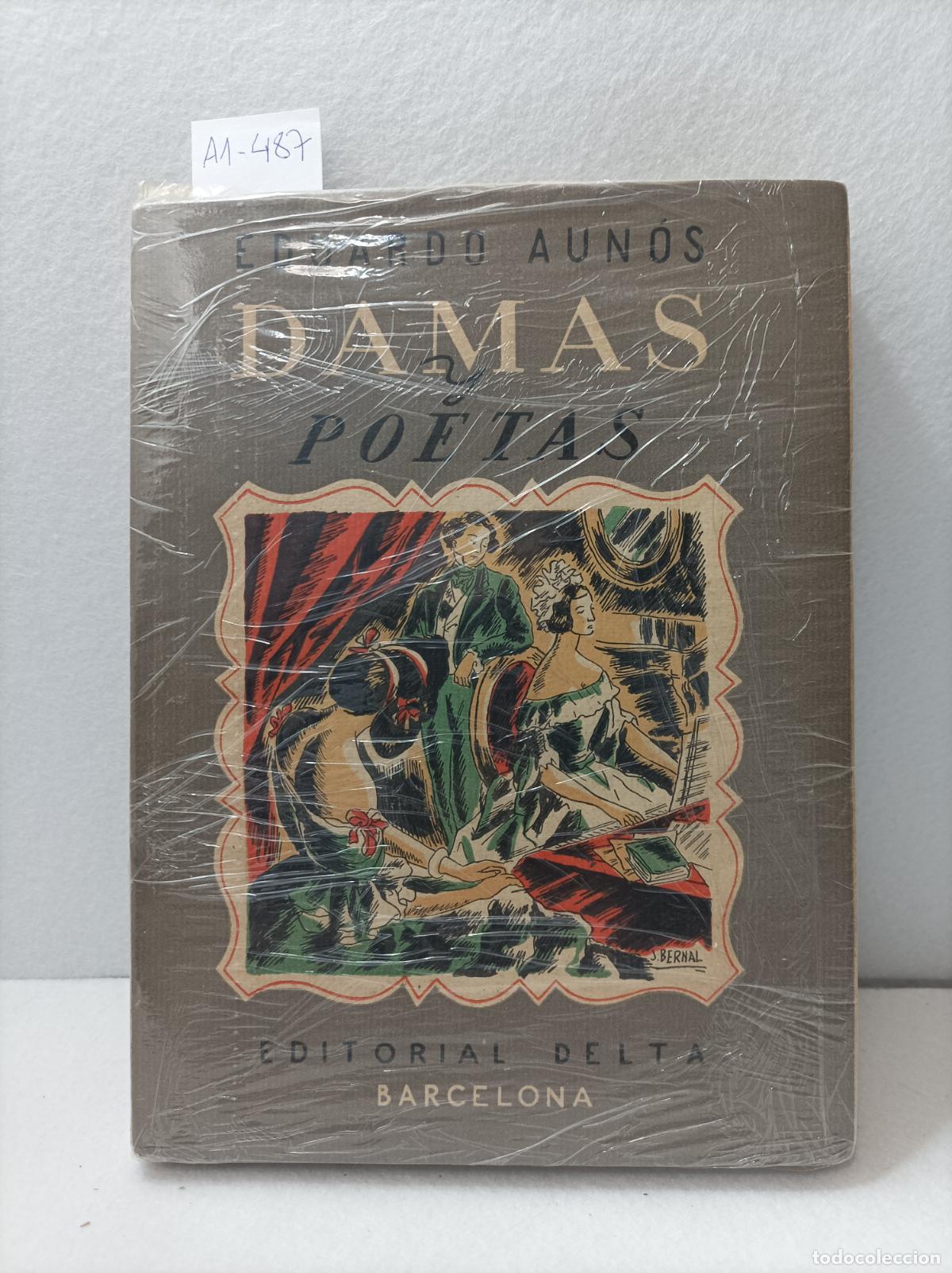 Libros: AUN&Oacute;S, Eduardo: - Damas y poetas. - Foto 1