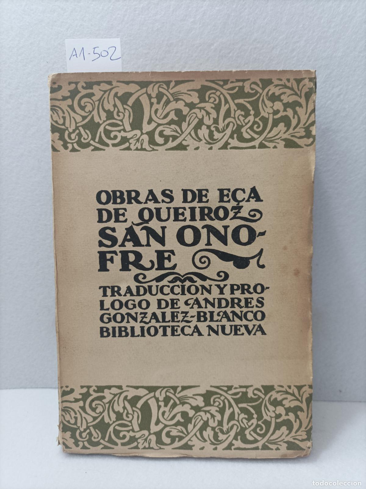Libros: QUEIROZ, E&ccedil;a de: - San Onofre. - Foto 1