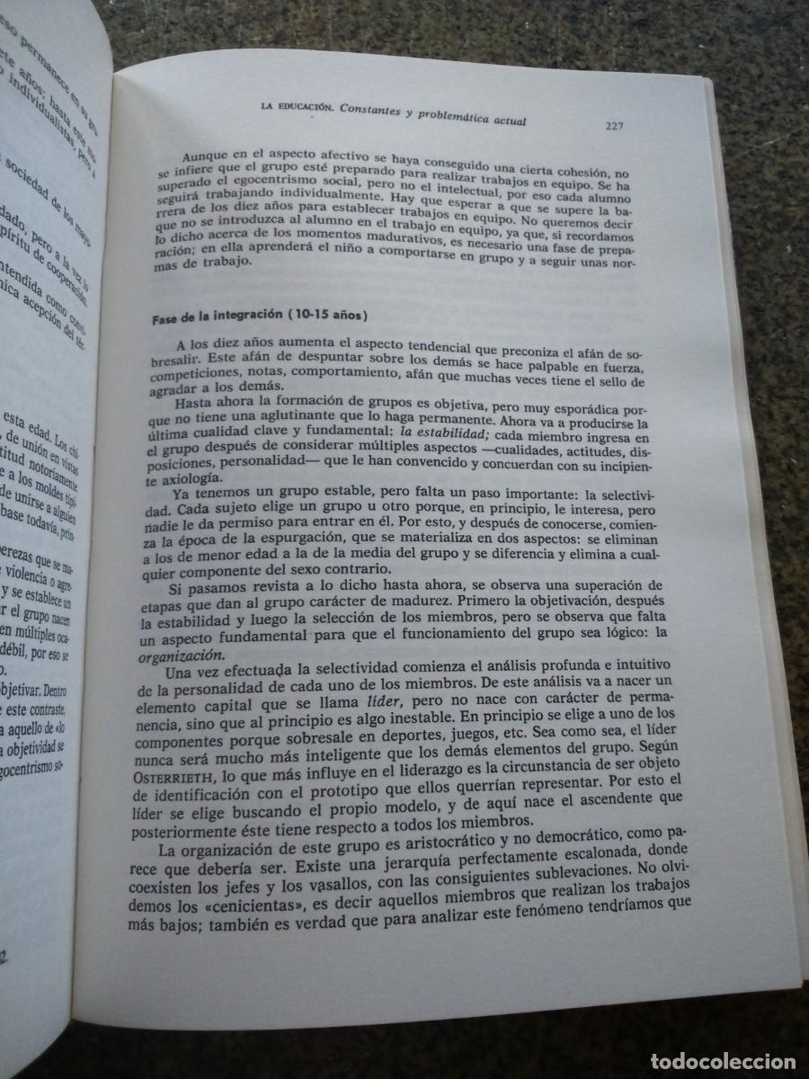 Libros: LA EDUCACION. CONSTANTES Y PROBLEMATICA ACTUAL - FERRANDEZ SARRAMONA -- CEAC 1984 -- - Foto 2