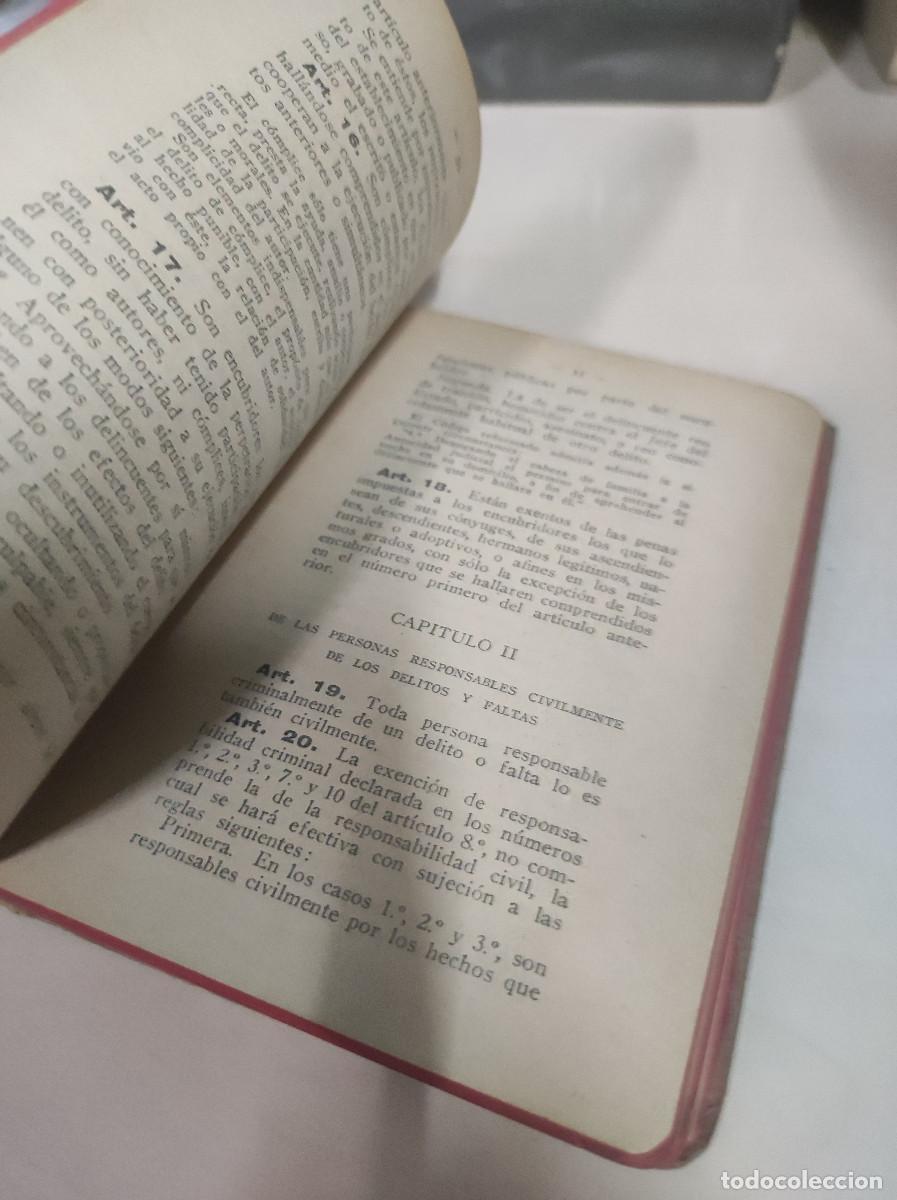 Libros: C&oacute;digo Penal. Clecci&oacute;n escolar de Leyes y C&oacute;digos. Gongora. - Foto 3