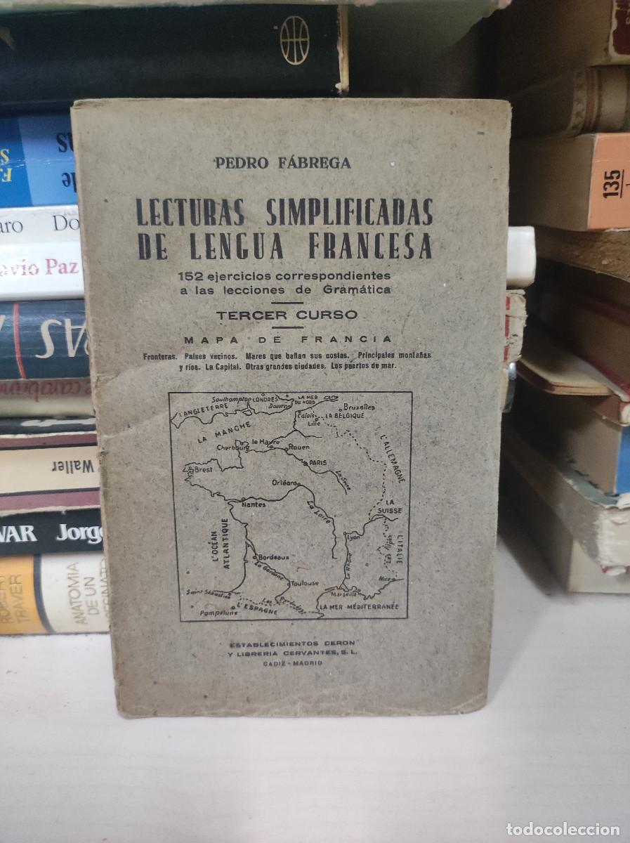 Libros: LECTURAS SIMPLIFICADAS DE LENGUA FRANCESA. PEDRO F&Aacute;BREGA - Foto 1