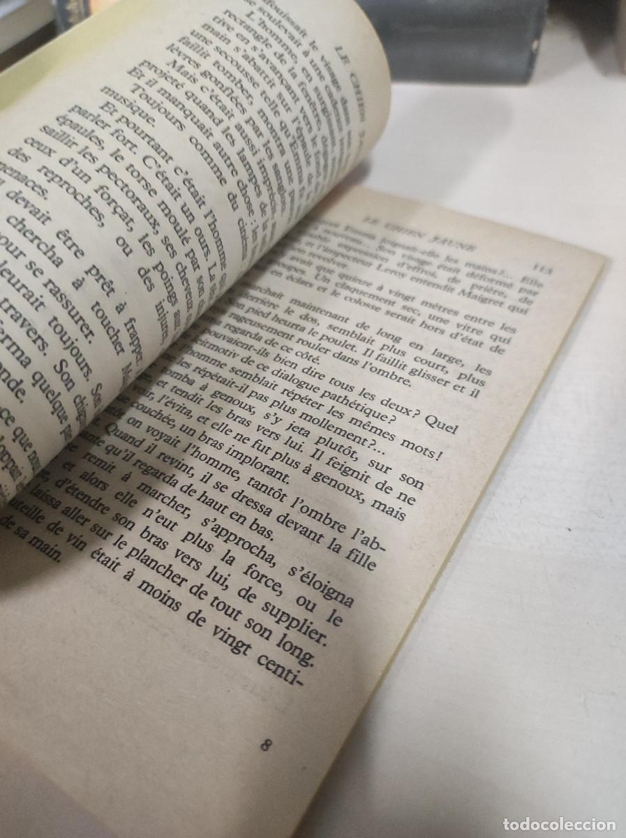 Libros: LE CHIEN JAUNE SIMENON - Foto 4