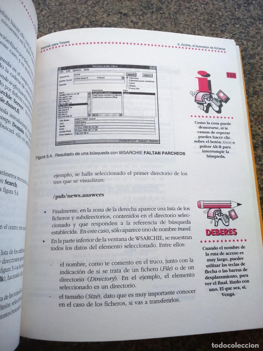 Libros: INTERNET PARA TORPES -- ANAYA 1996 -- - Foto 2