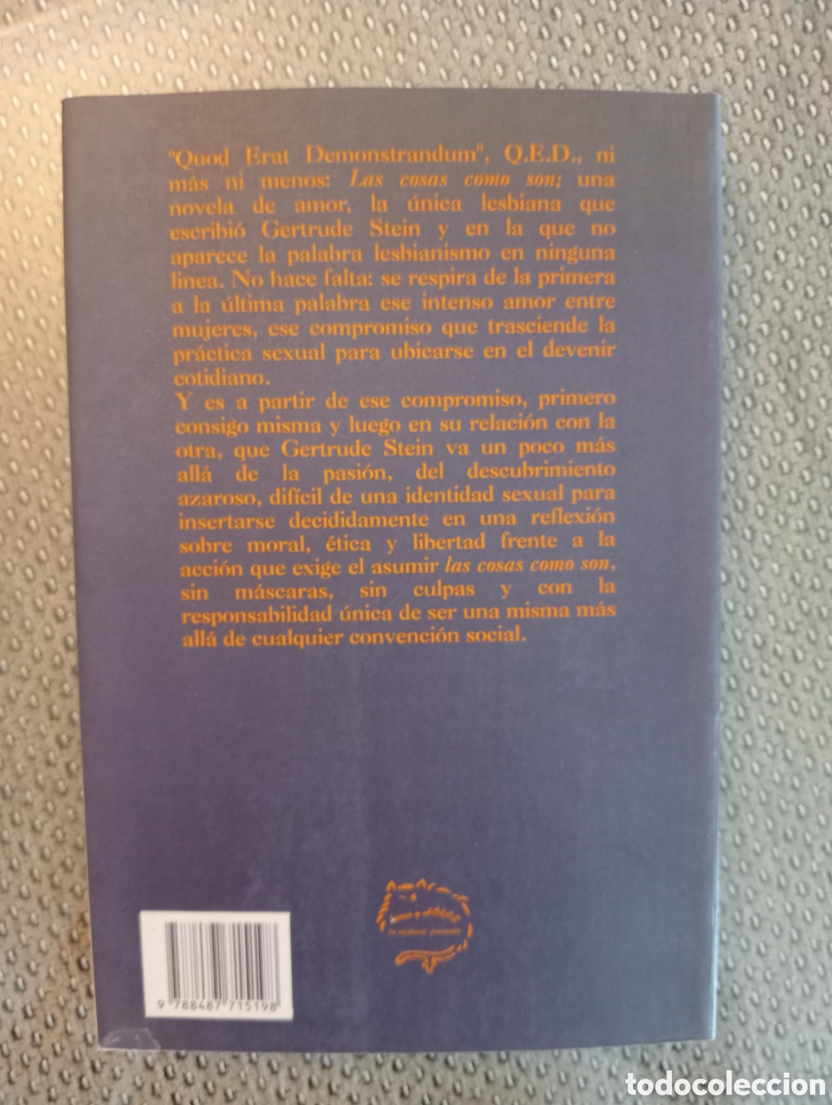 Libros: Q.E.D. Las cosas como son / Gertrude STEIN - Foto 3