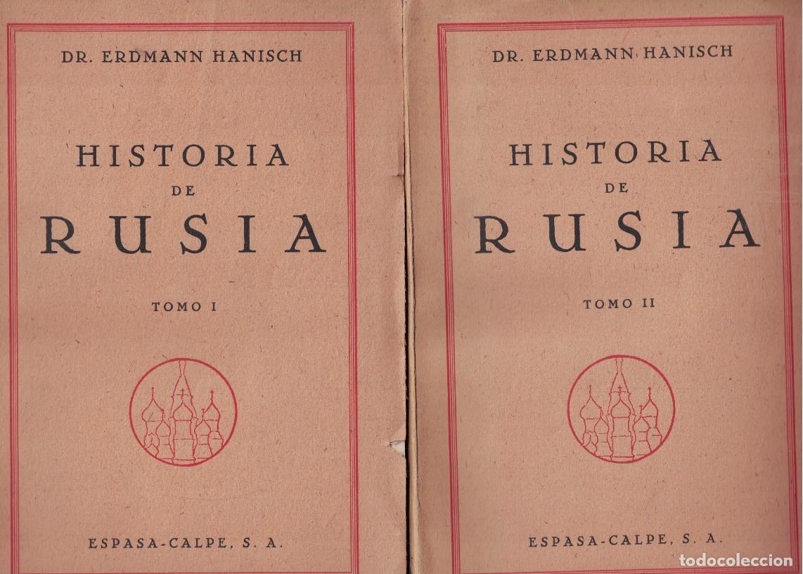 Libros: HISTORIA DE RUSIA. 2 Tomos. - Hanisch. Erdmann, - Foto 1