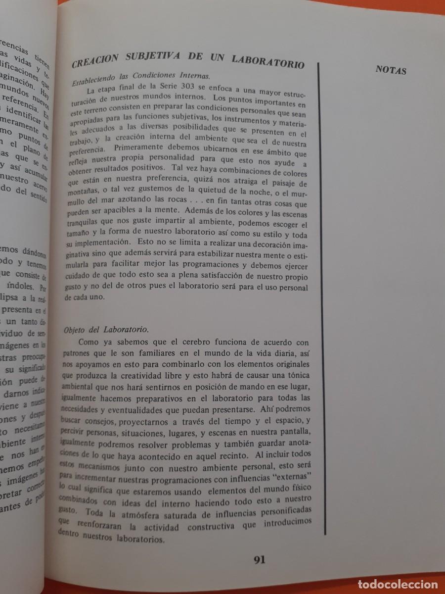Libros: MIND CONTROL, THE AMERICAN DYNAMIC MEDITATION SYSTEM � DESARROLLO PSIQUICO - JOSE SILVA - Foto 4