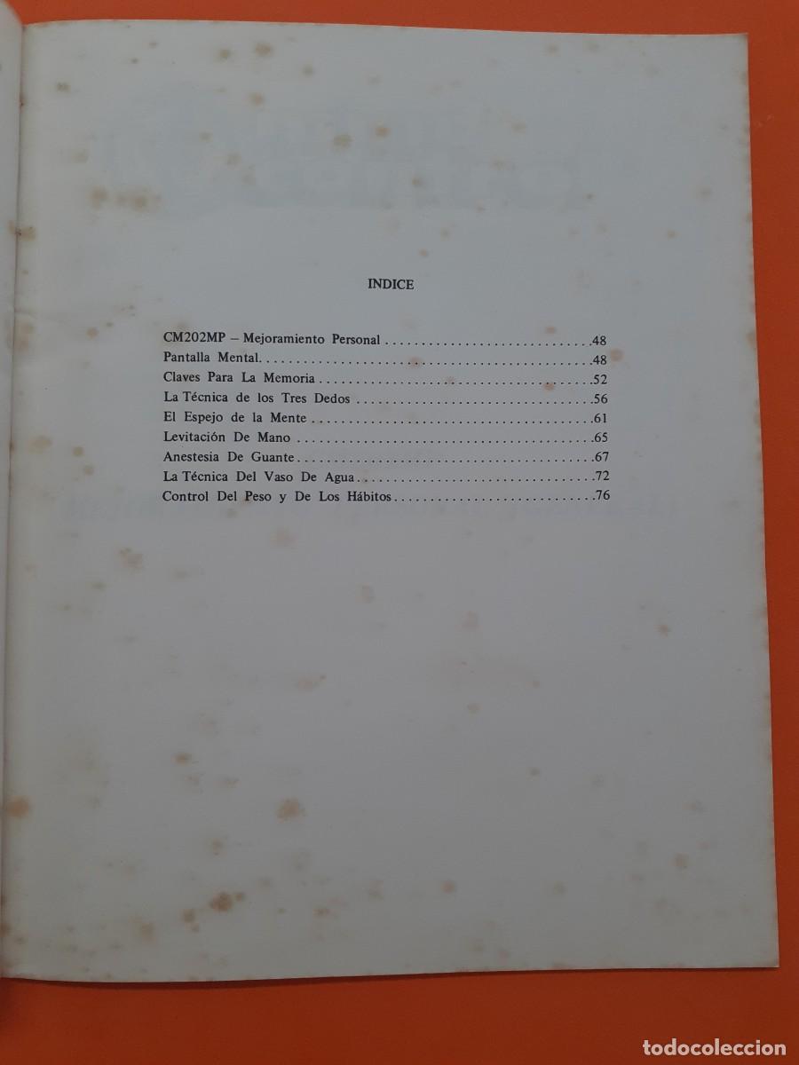 Libros: MIND CONTROL, THE AMERICAN DYNAMIC MEDITATION SYSTEM � DESARROLLO PSIQUICO - JOSE SILVA - Foto 6