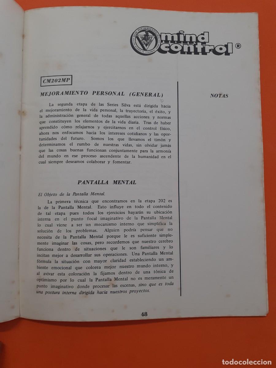 Libros: MIND CONTROL, THE AMERICAN DYNAMIC MEDITATION SYSTEM � DESARROLLO PSIQUICO - JOSE SILVA - Foto 7