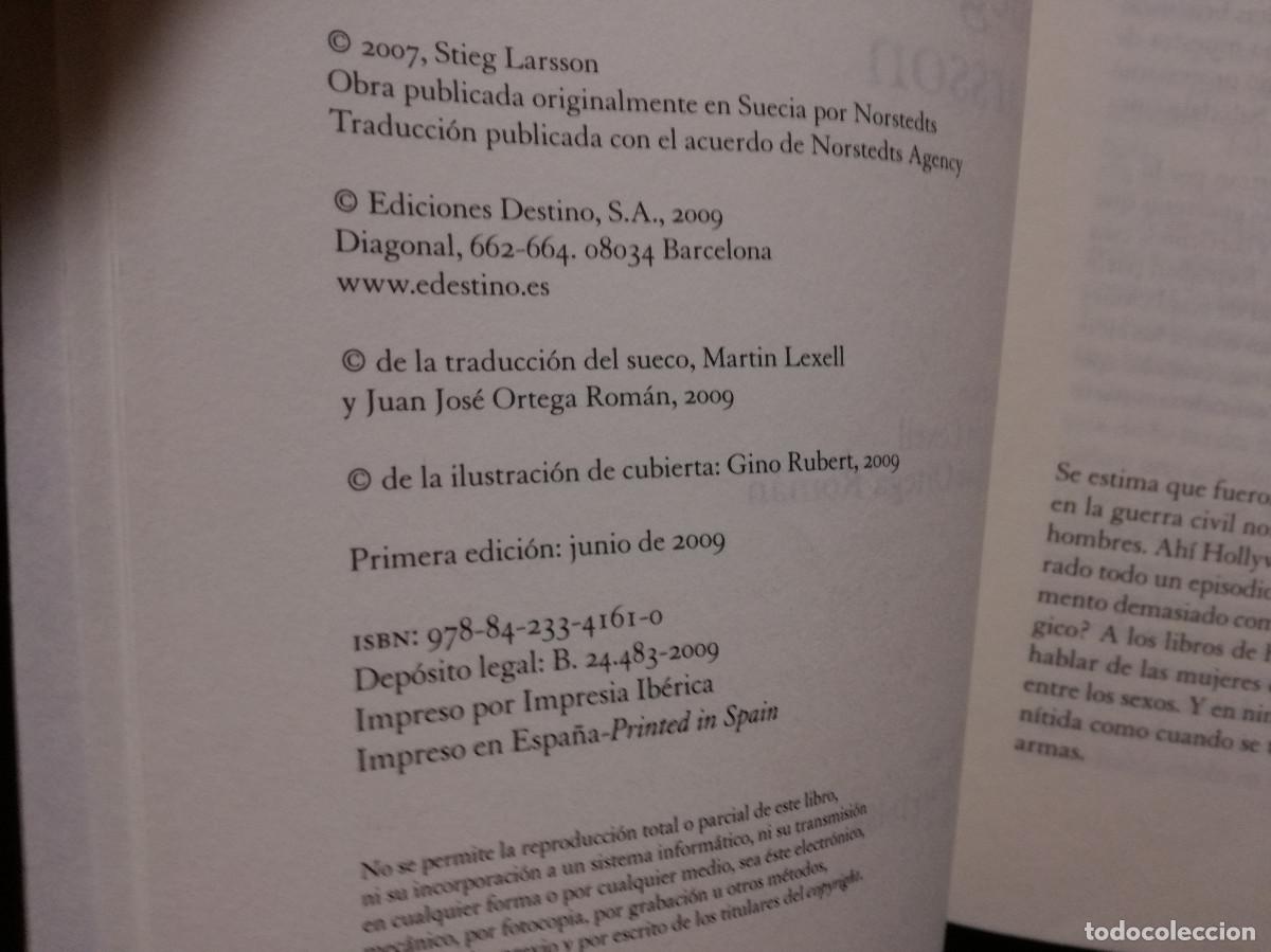 Libros: LIBRO - LA REINA EN EL PALACIO DE LAS CORRIENTES DE AIRE - STIEG LARSSON - Foto 2