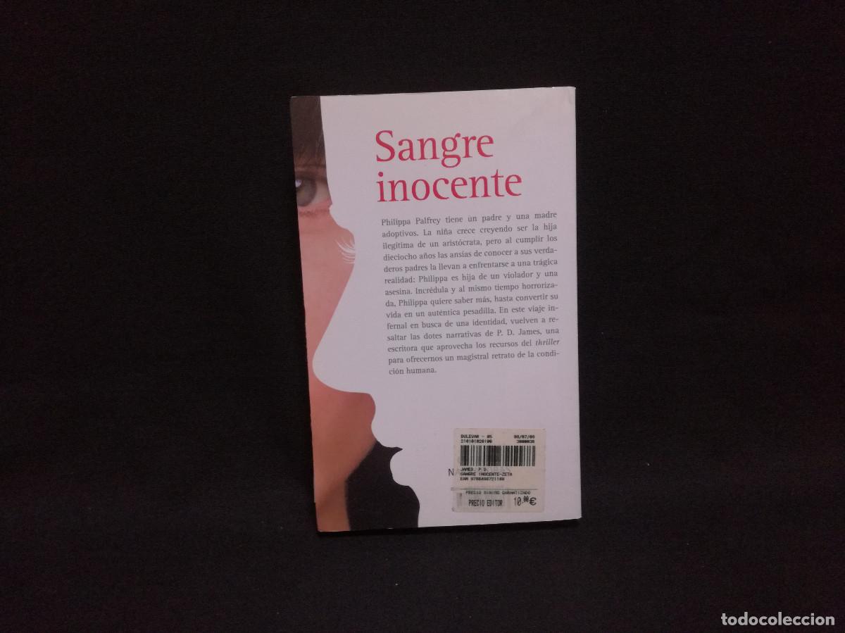 Libros: LIBRO - SANGRE INOCENTE - P. D. JAMES - ZETA - Foto 4