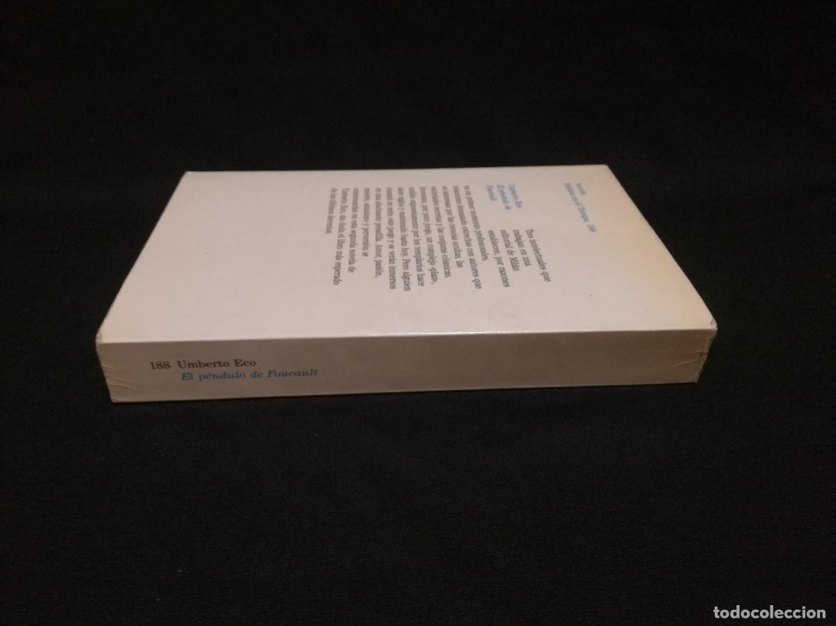 Libros: LIBRO - EL PENDULO DE FOUCAULT - UMBERTO ECO - BOMPIANI LUMEN - Foto 3